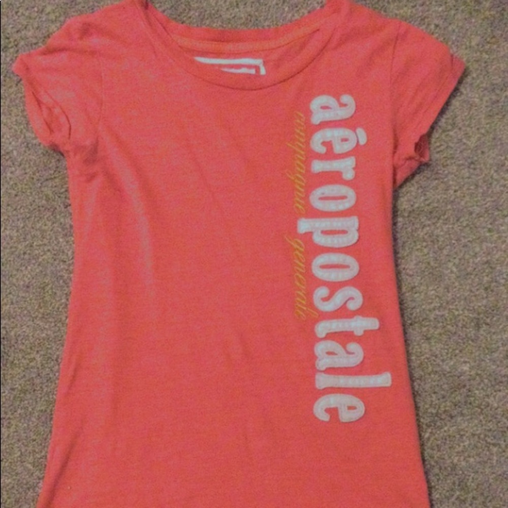 aeropostale peach tshirt